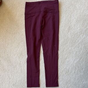 Oiselle Plum Leggings
